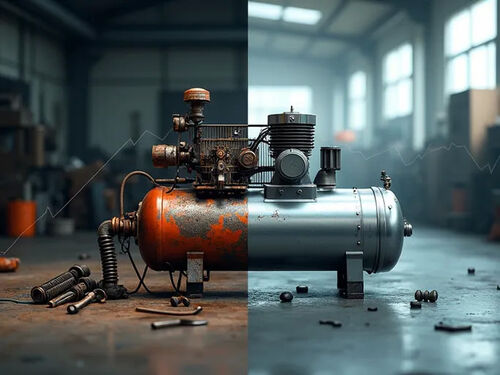 En son şirket blogu hakkında Verilerle Yönlendirilmiş Rehber Hava Kompresörlerinin Tamiri veya Değiştirilmesi